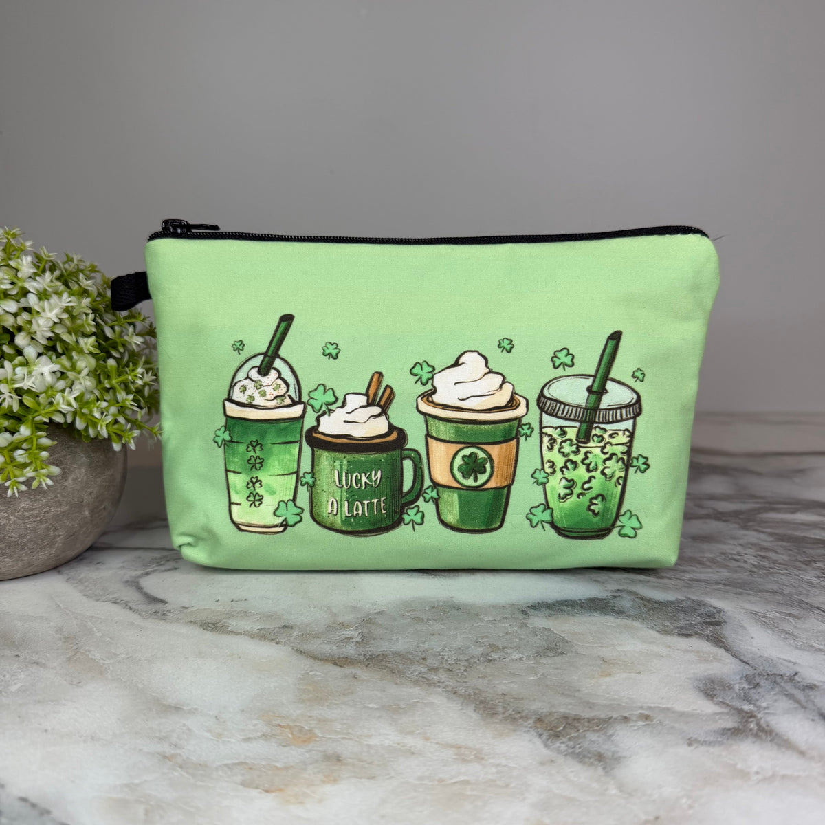 Pouch - St Patrick’s Day - Coffee Lucky A Latte
