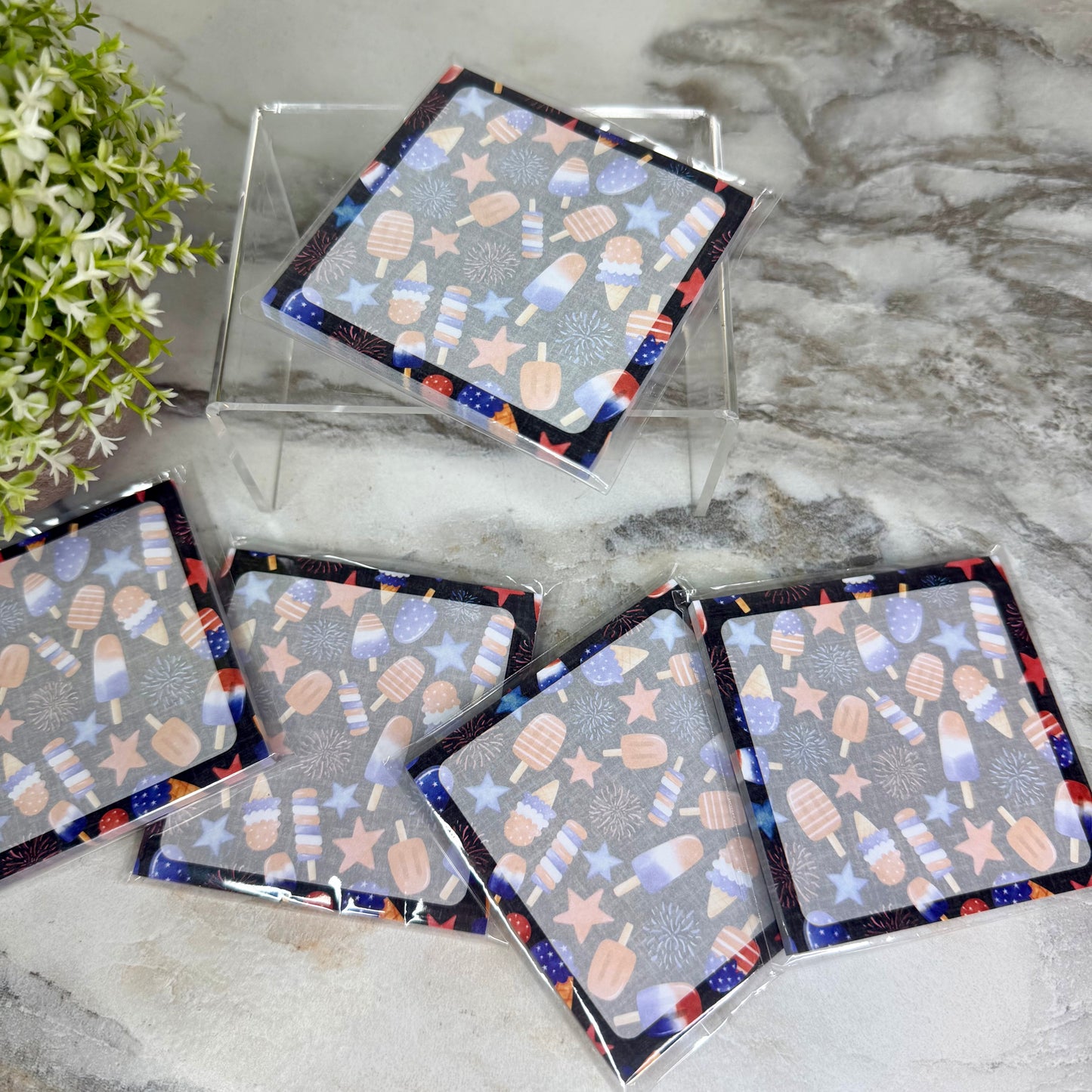 The Sticky Note Collection - America Fireworks Popsicle