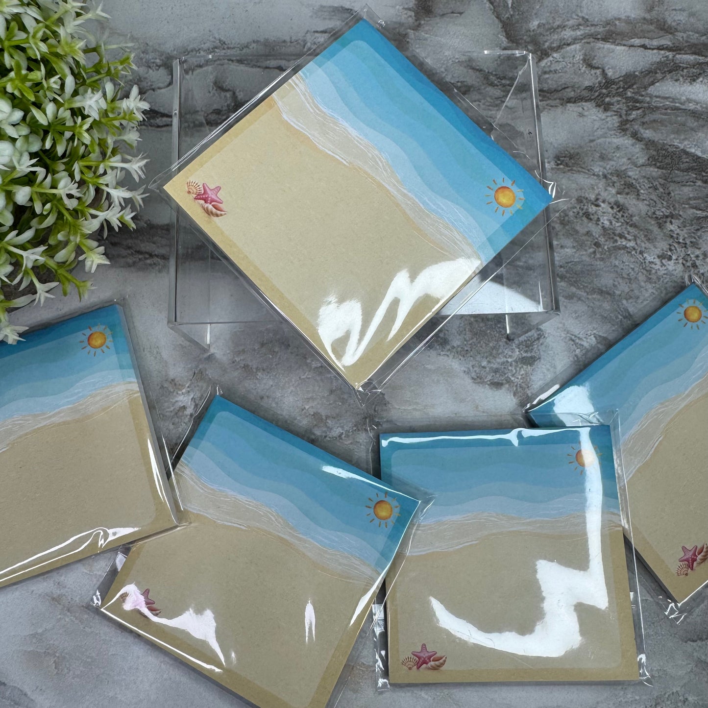The Sticky Note Collection - Beach Sand Summer Seashell Sun