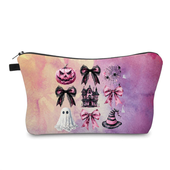 Pouch - Halloween Things Purple Black