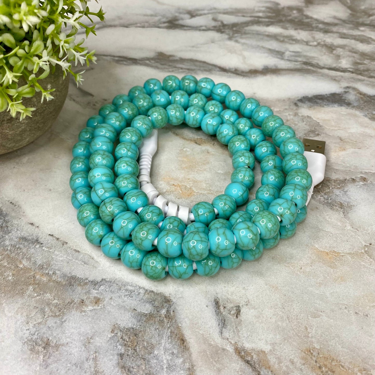 Charging Cord - Beaded #2 - PREORDER 9/18-9/21