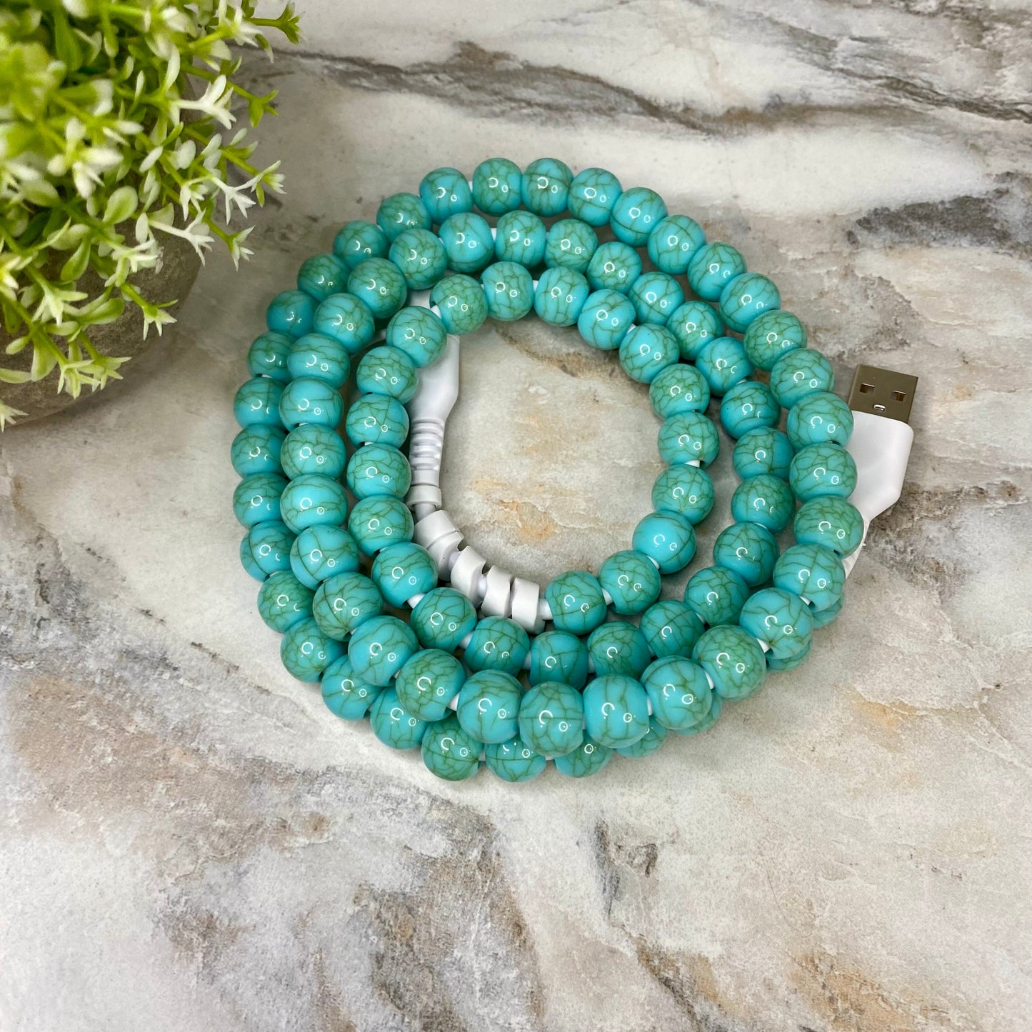 Charging Cord - Beaded #2 - PREORDER 9/18-9/21