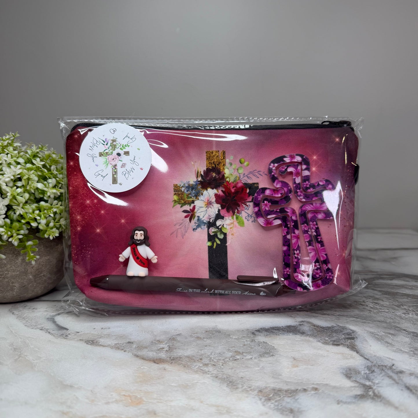 Bundled Set - Religious - Floral Cross