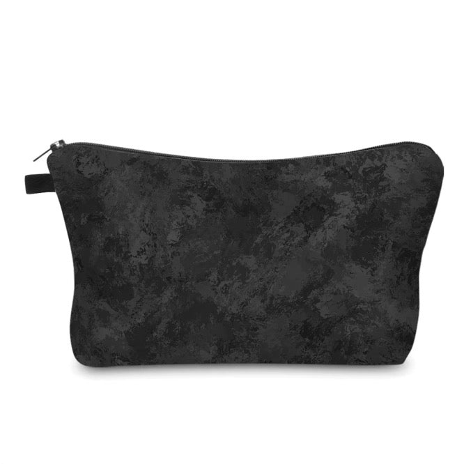 Pouch - Dark Grey Black Acid Wash