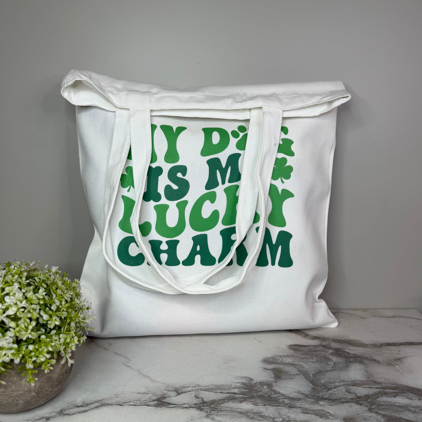 Tote Bag - St. Patrick’s Day - Dog Lucky Charm