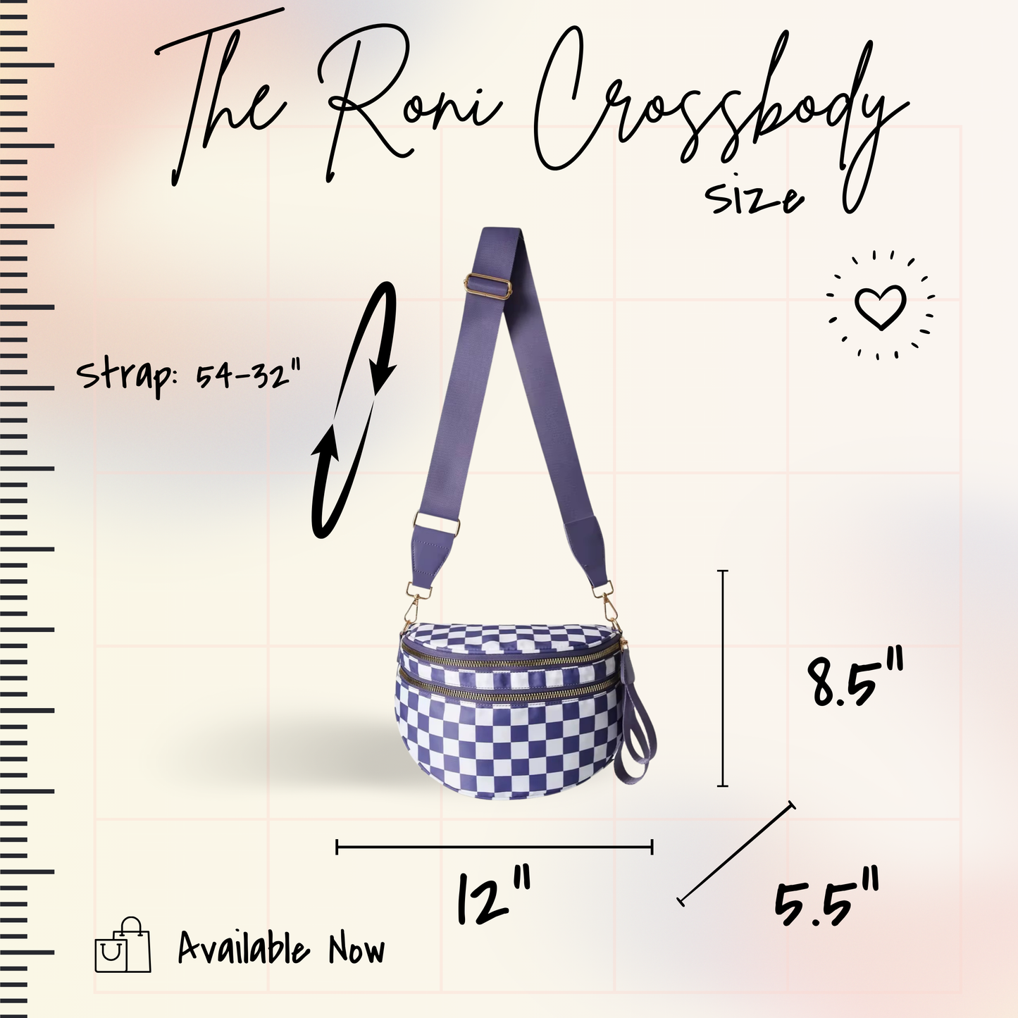 Roni - Nylon Crossbody - Strawberry