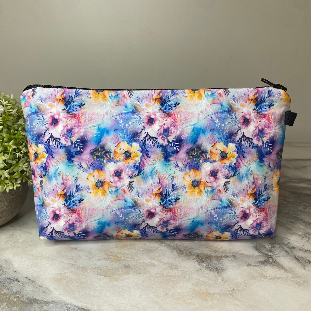 Pouch - Floral Pastel Sketch