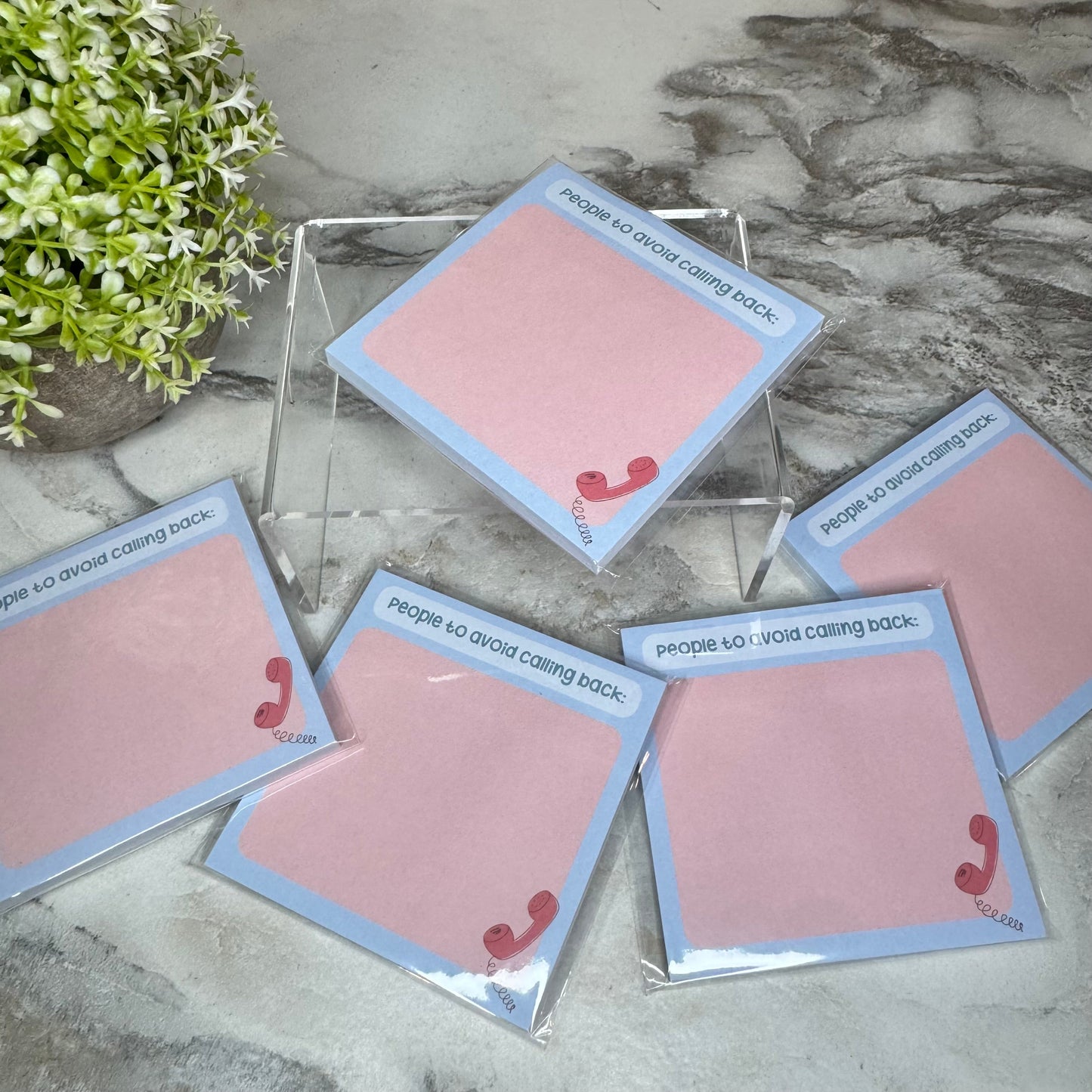 The Sticky Note Collection - People To Avoid Calling Back