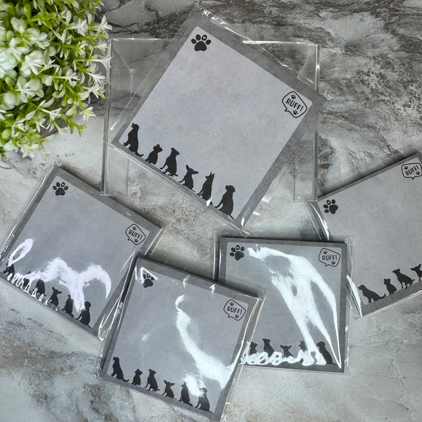 The Sticky Note Collection - Dog Paw Ruff