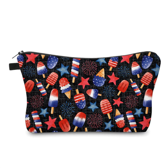 Pouch - America Popsicle Star on Black