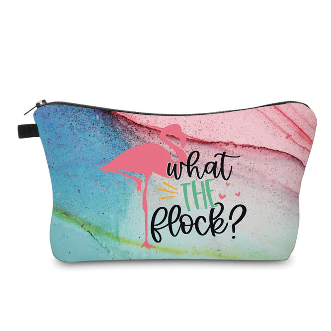 Pouch - Flamingo What The Flock
