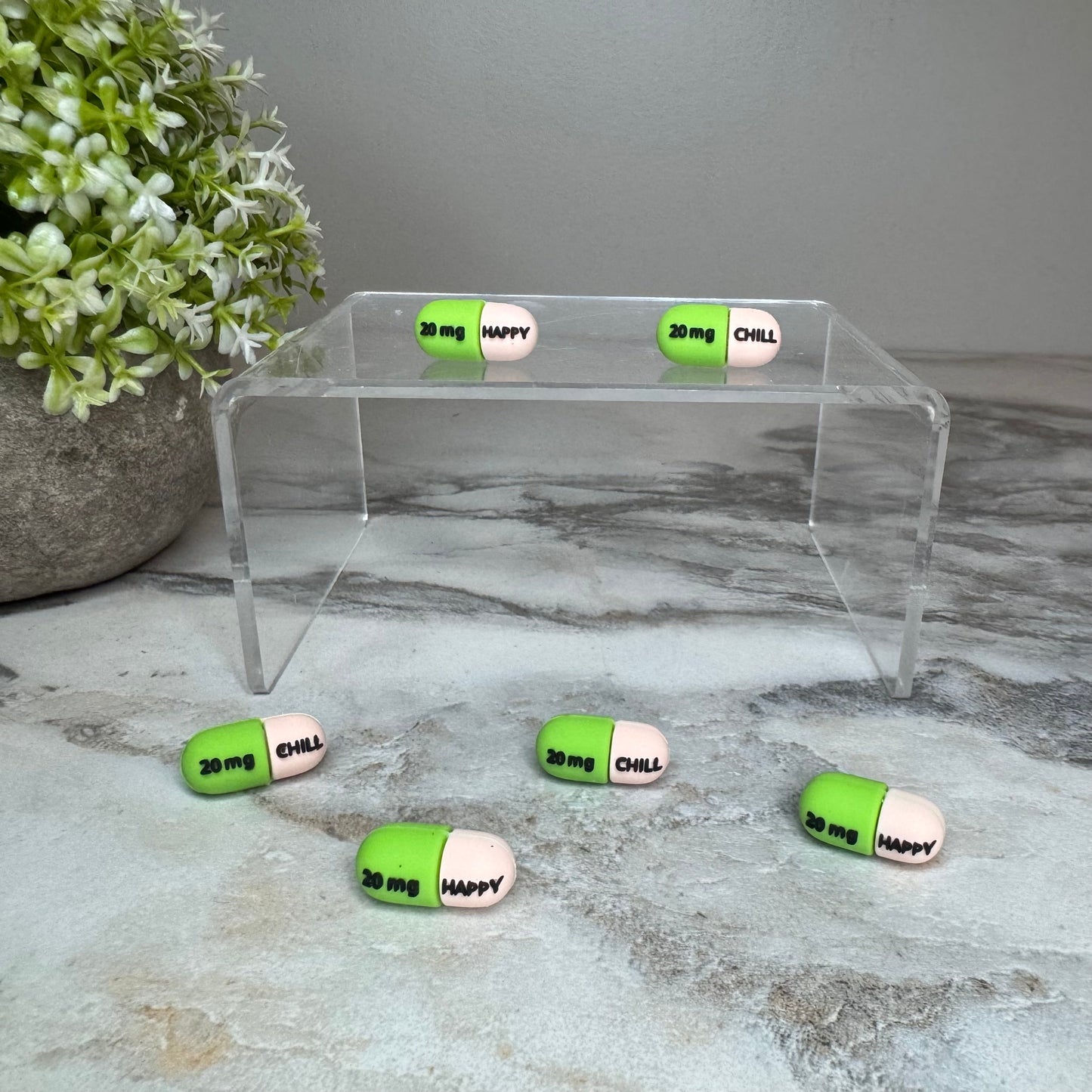 Happy Pill Figurine Novelty