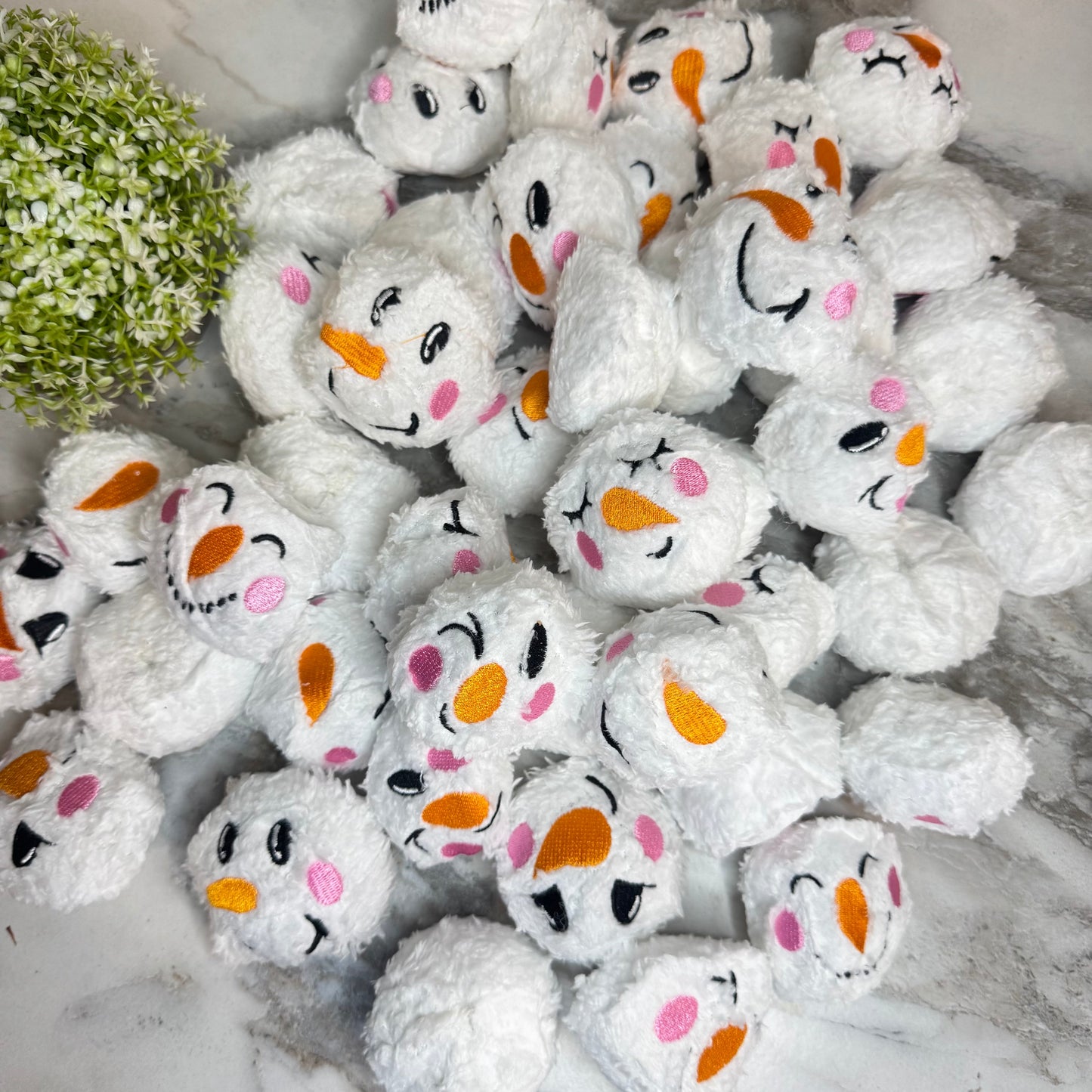 Snowball Fun Toy - Christmas Snowman Face