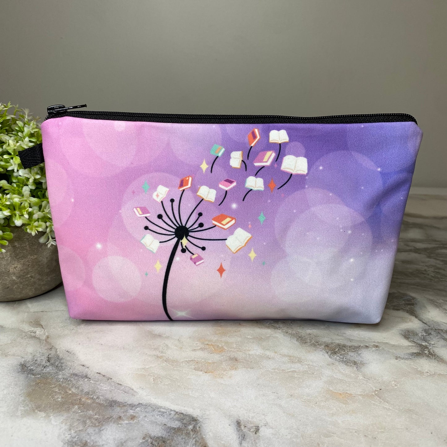 Pouch - Book Wishes Dandelion