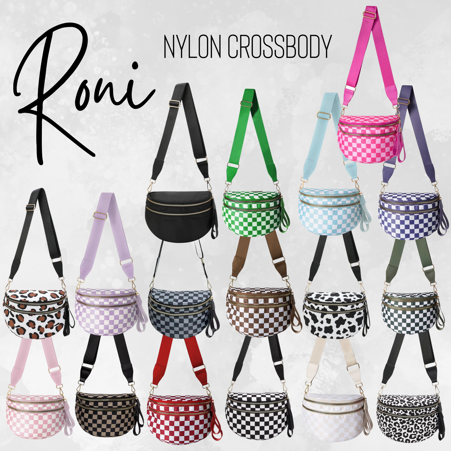 Roni - Nylon Crossbody - Lime