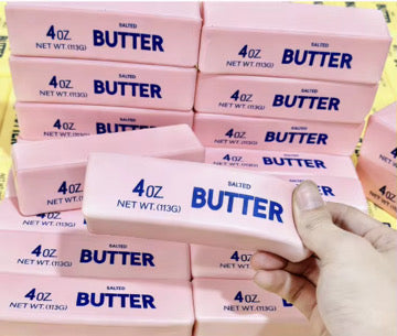 Butter Stress Squishy Toy - Pink - PREORDER