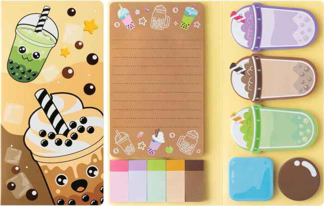 Sticky Note Booklet Set - Boba (#2)