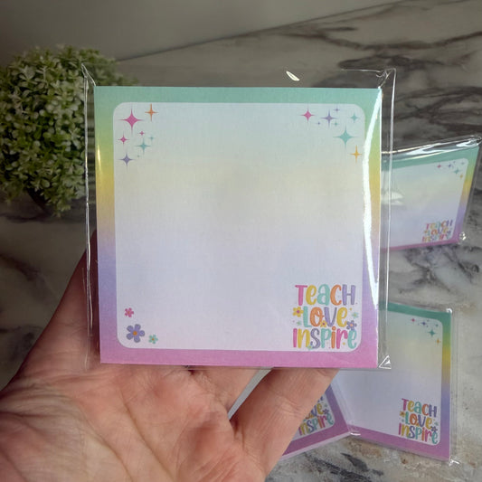 The Sticky Note Collection - Teach Teacher Love Inspire
