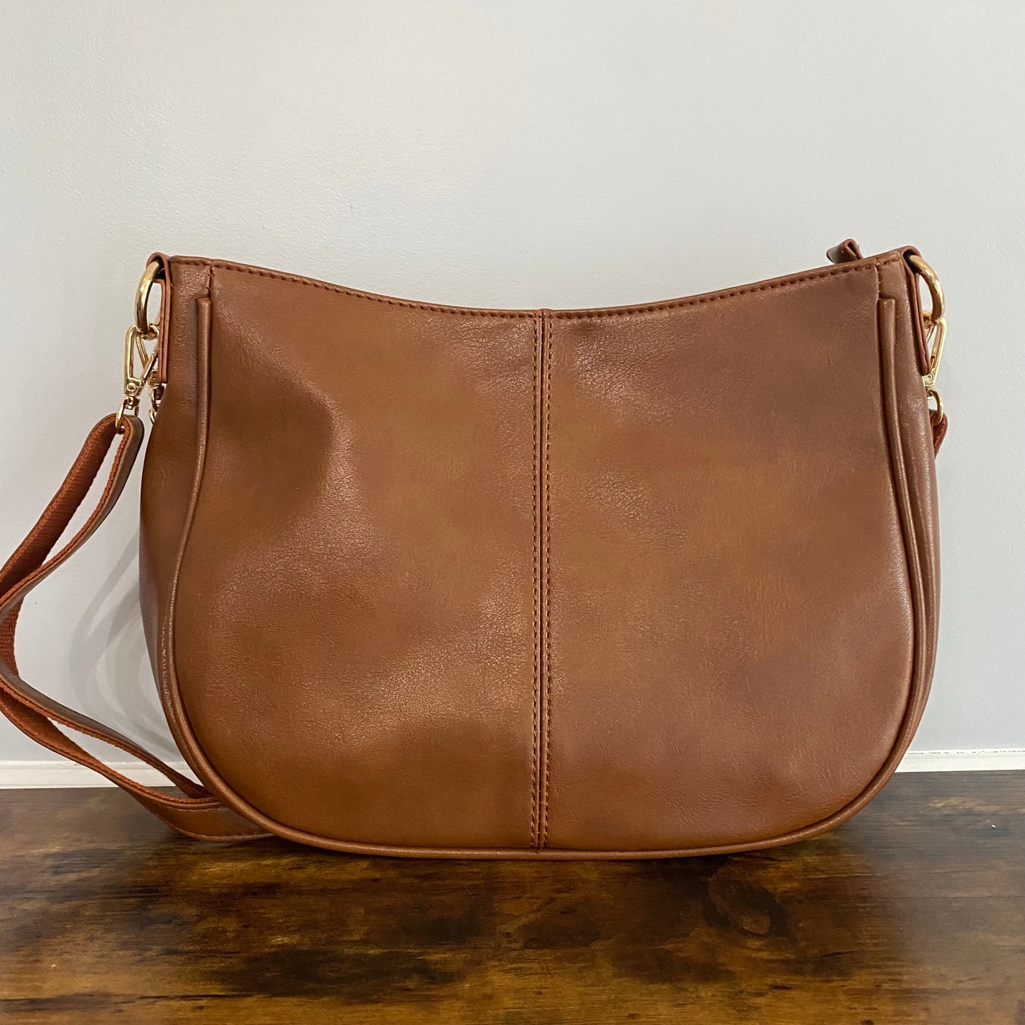 Rachael Crossbody Purse - Faux Leather Strap