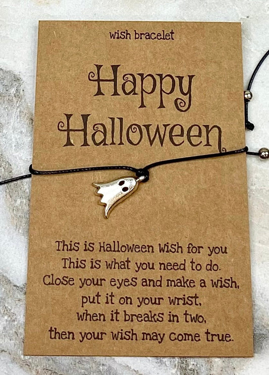 Bracelet - Make a Wish - Halloween Ghost