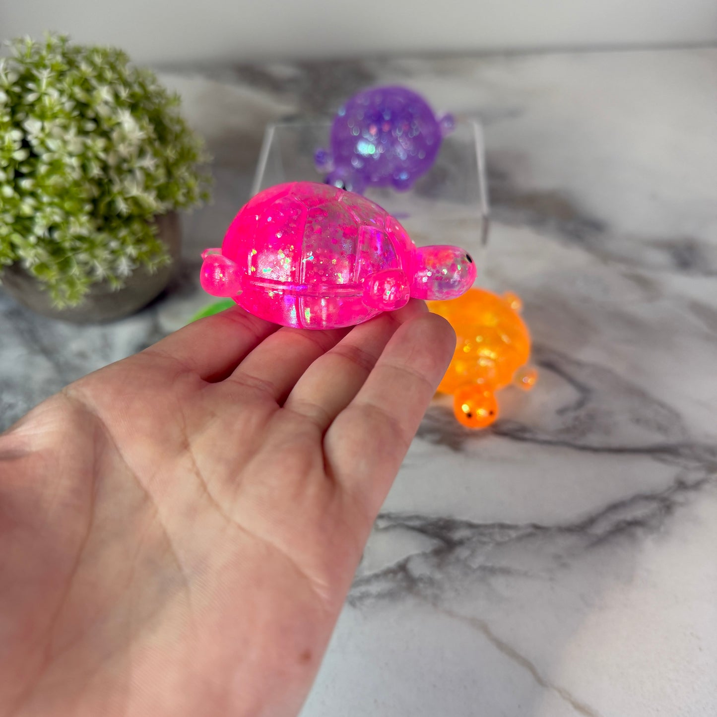 Squishy Toy - Glitter Turtle