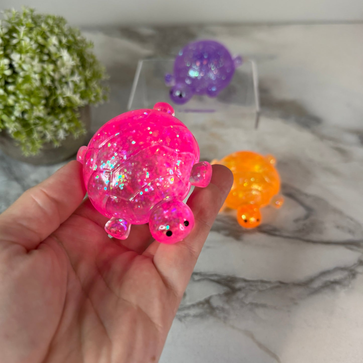 Squishy Toy - Glitter Turtle