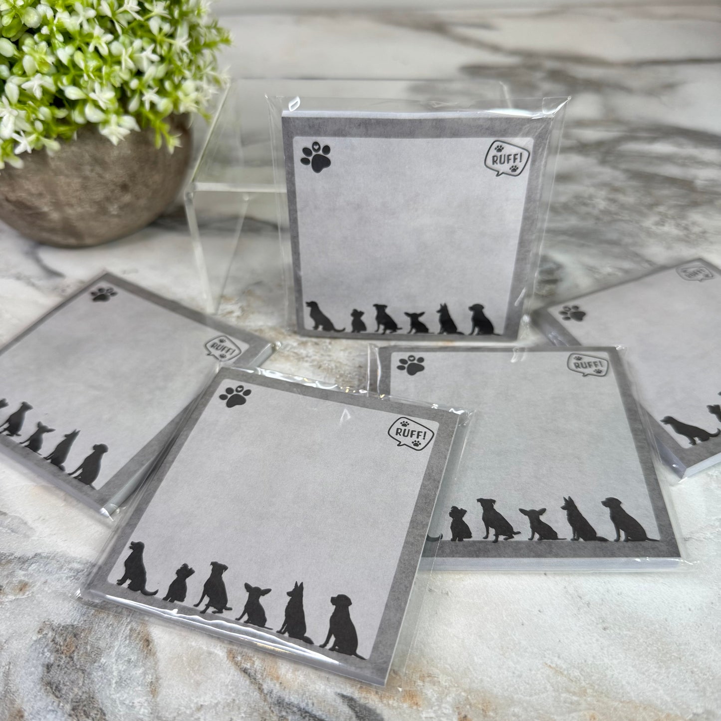 The Sticky Note Collection - Dog Paw Ruff