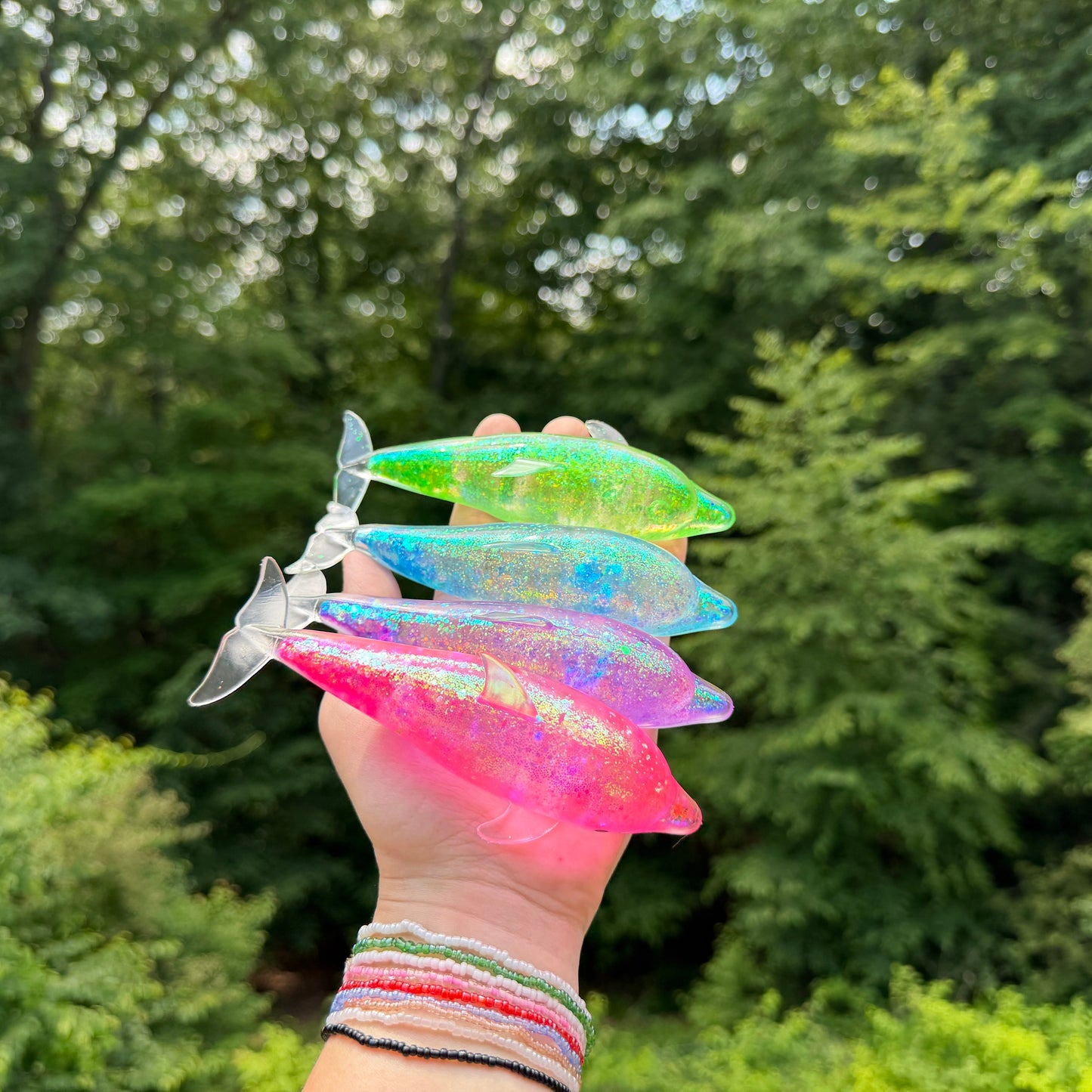 Squishy Toy - Glitter Dolphin