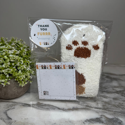 Bundled Set - Cat Talk To The Paw, Furr Shopping Sticker