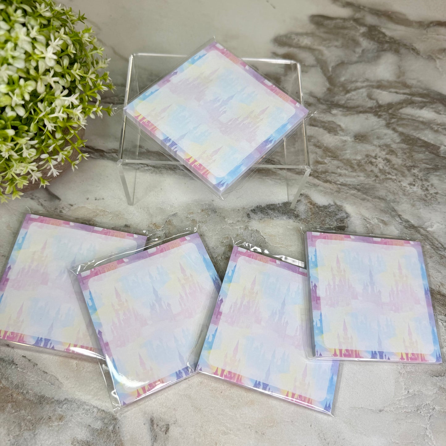 The Sticky Note Collection - Pastel Castle