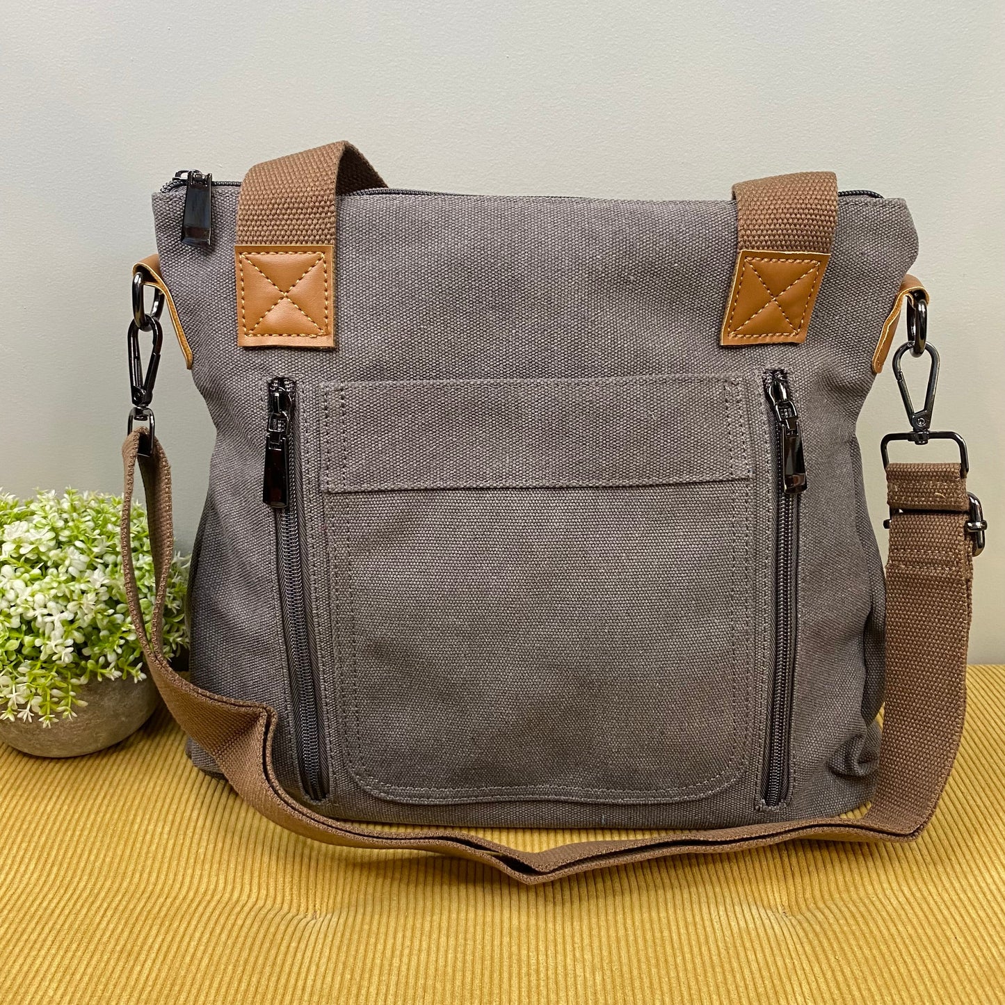 Caitlin - Canvas Satchel