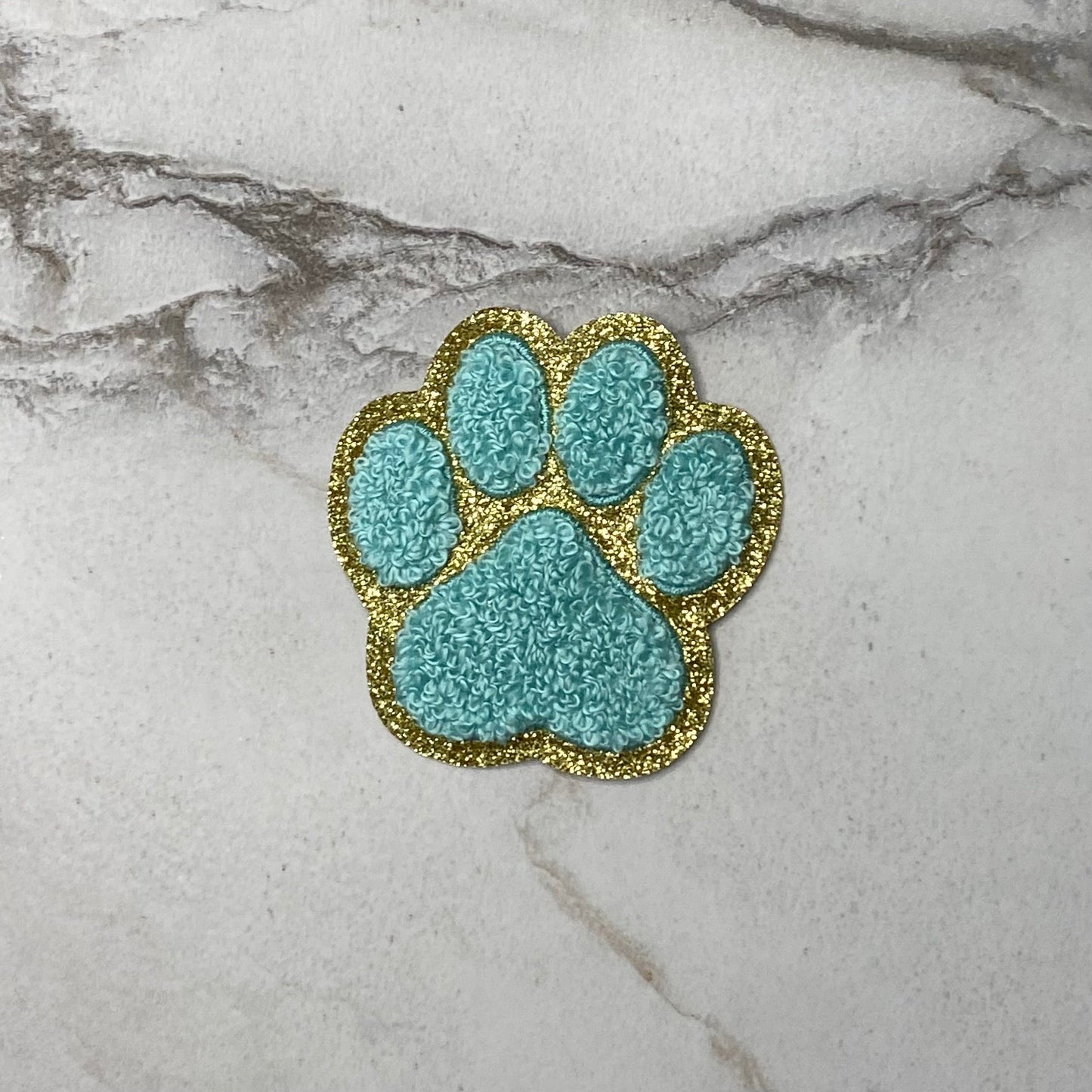 Chenille Patches - Paw Print