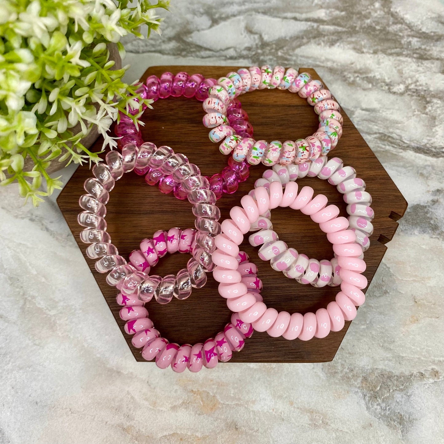 Spiral Coil Hair Tie - Colors