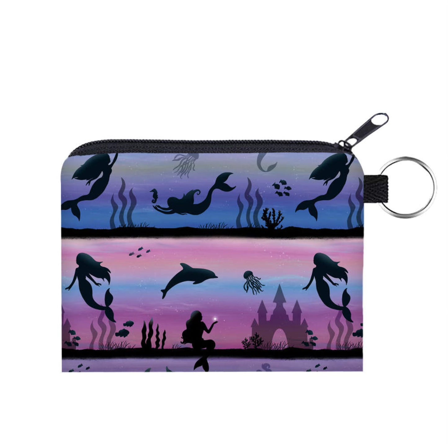 Mini Pouch - Mermaid, Purple Blue