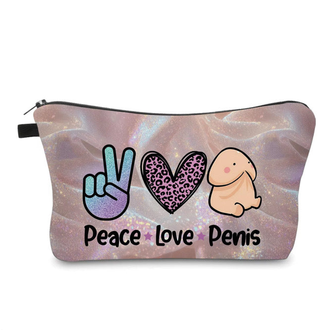 Pouch - Adult, Peace Love Penis