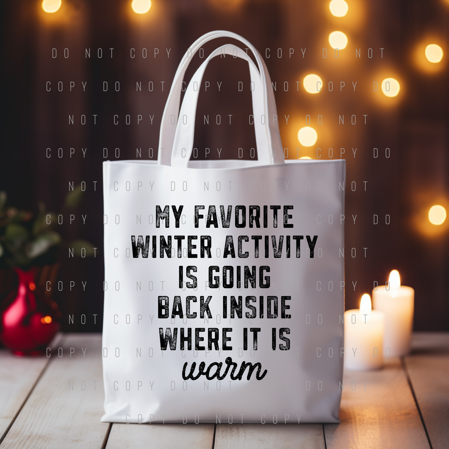 Tote Bag - Christmas & Hanukkah - PREORDER