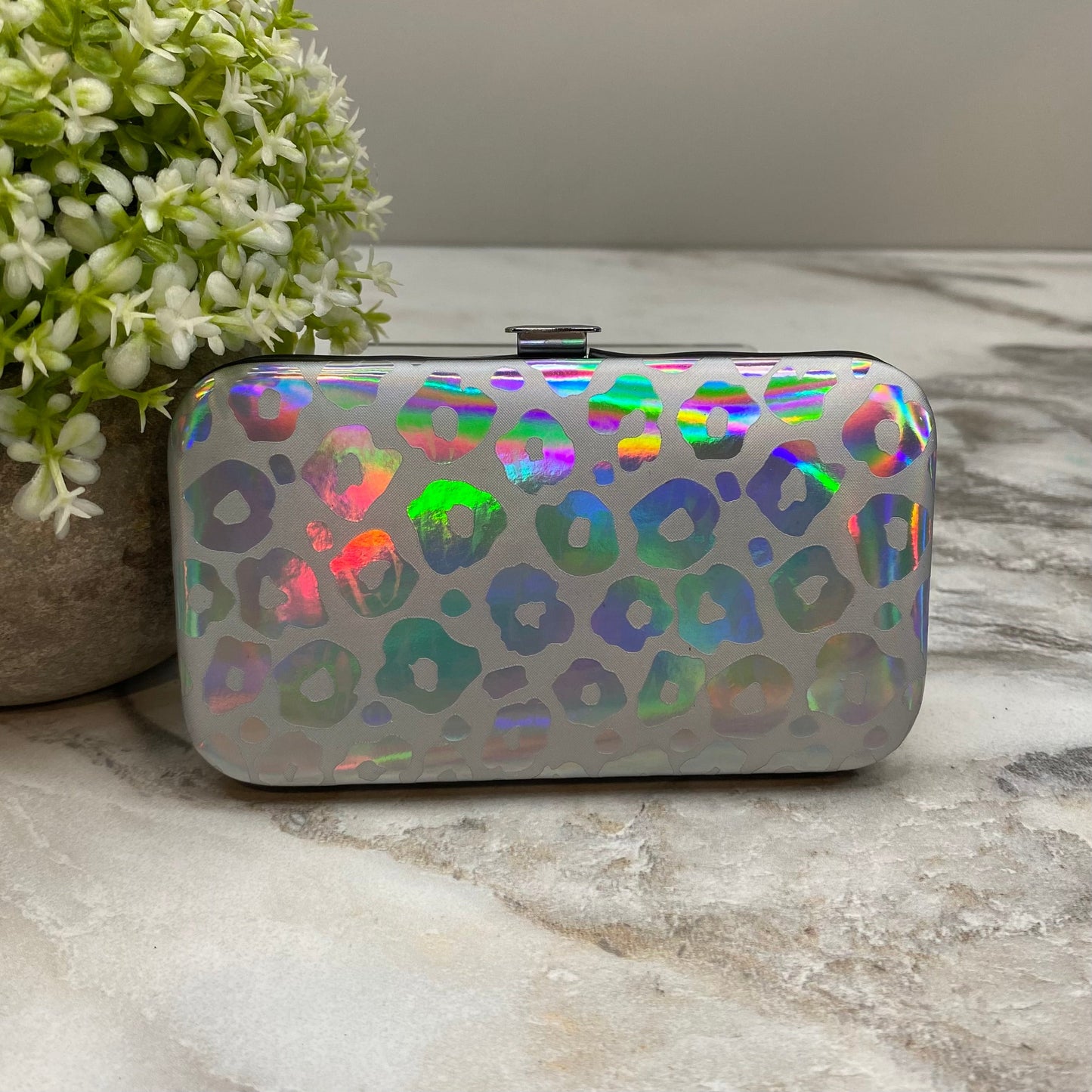 Manicure Nail Case & Set - Animal Holographic