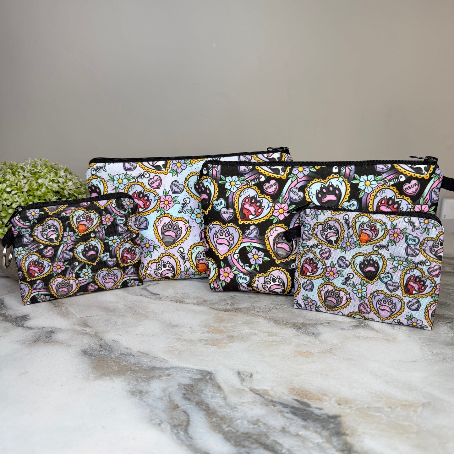 Bundled Set - Cat Paw Meow on Pastel