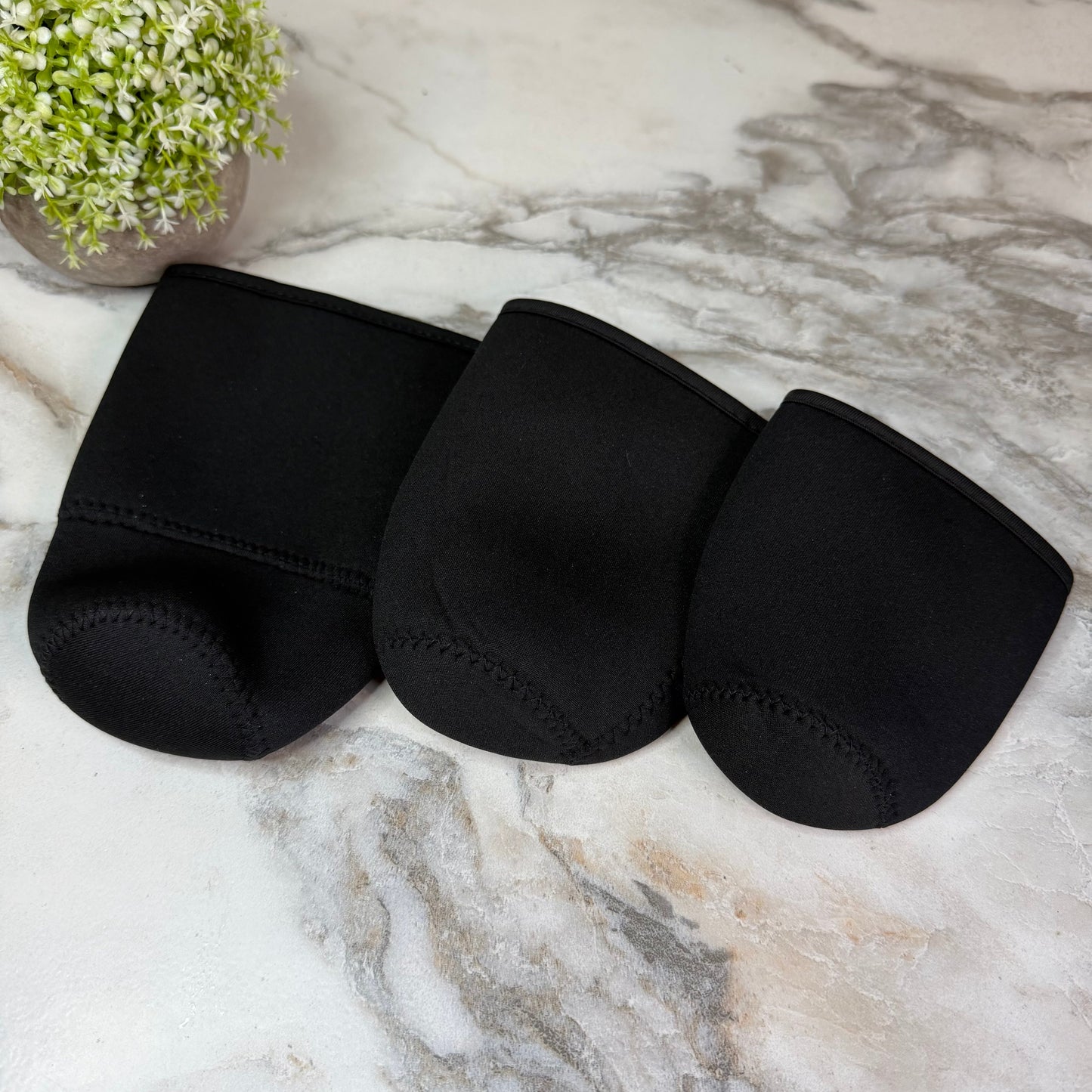 Neoprene Cup Holder Koozie Tumbler - Black