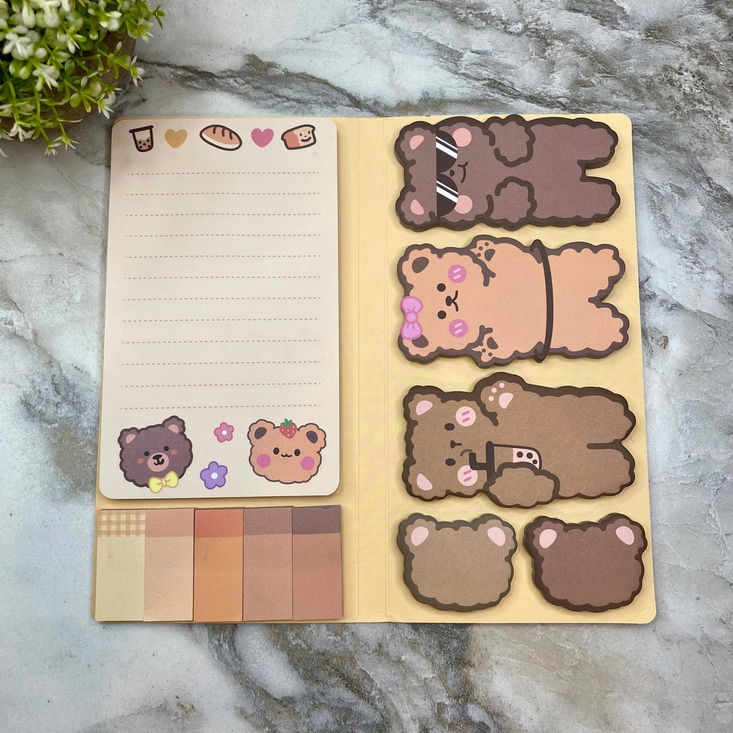 Sticky Note Booklet Set - Bears