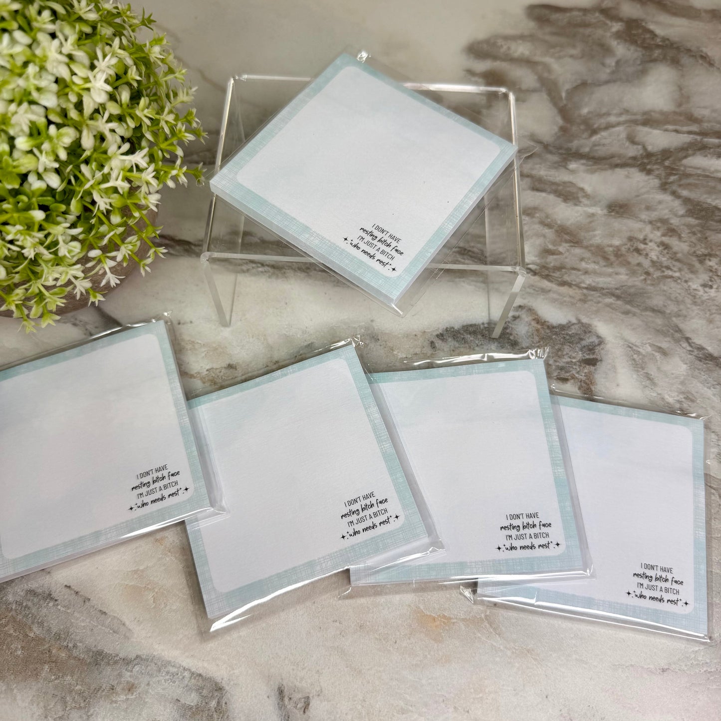 The Sticky Note Collection - Adult, Resting Bitch Face