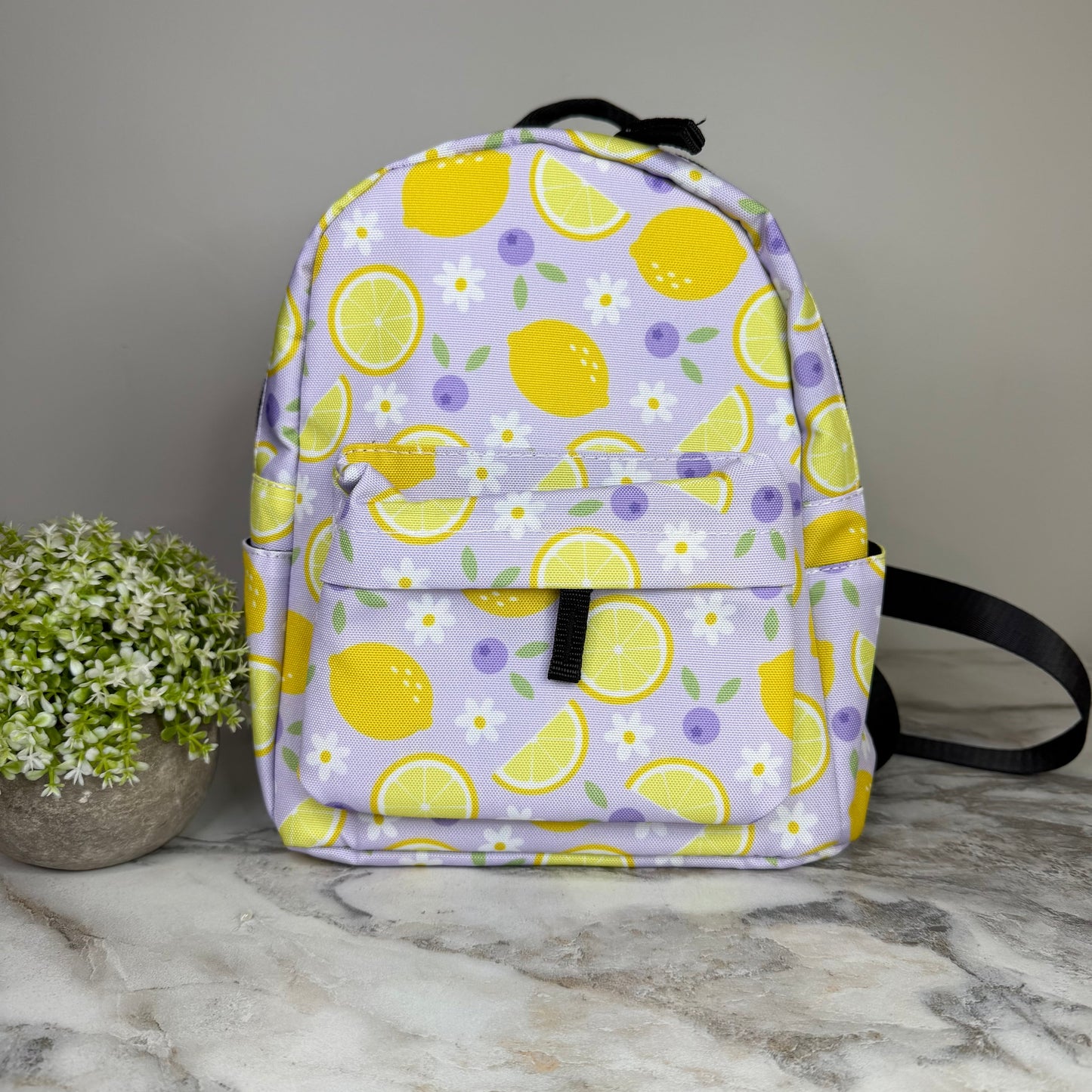 Mini Backpack - Blueberry Lemon