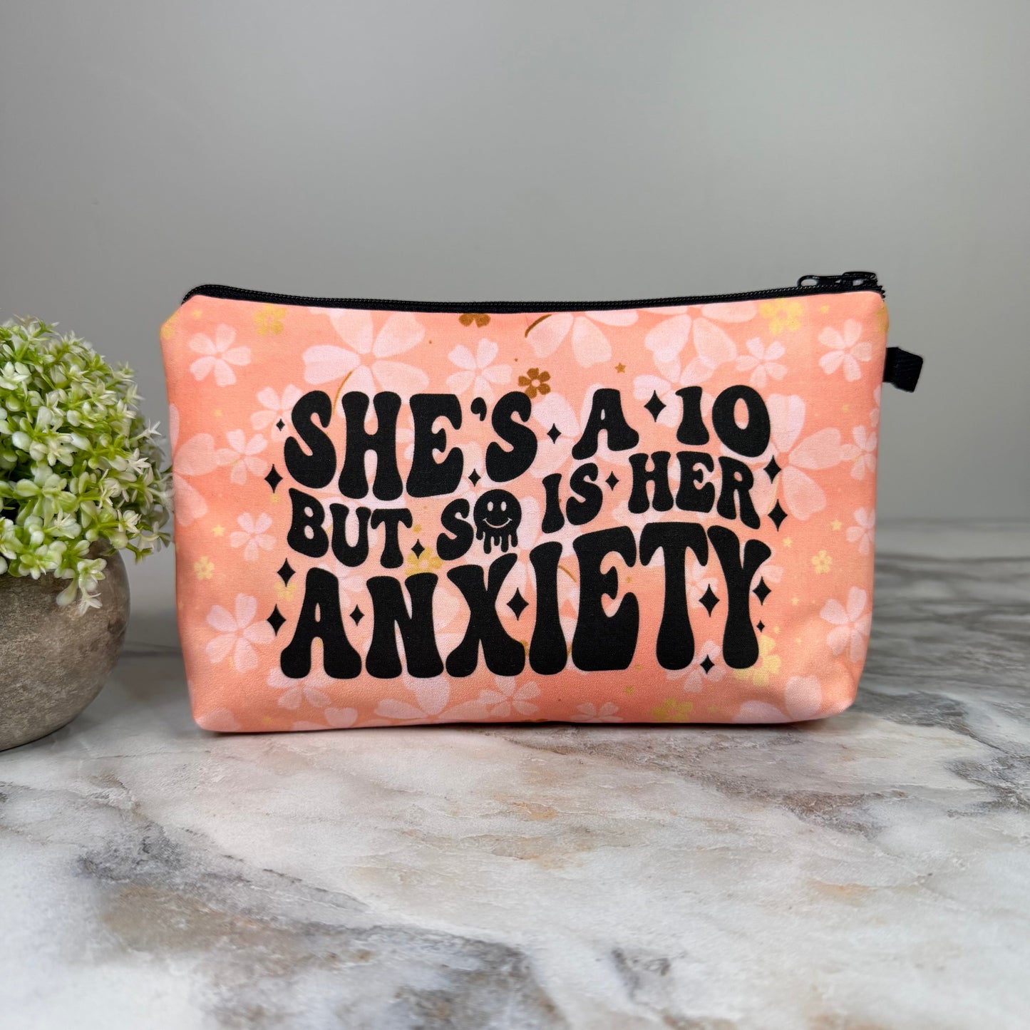 Pouch - Adult, Anxiety Is A 10