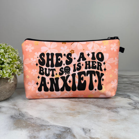 Pouch - Adult, Anxiety Is A 10