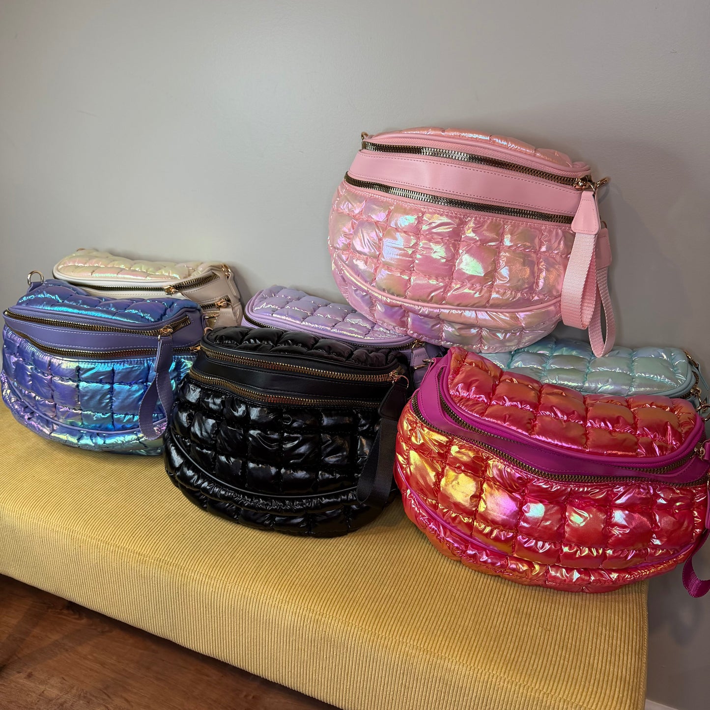 The Roni Nylon Crossbody - Puffer