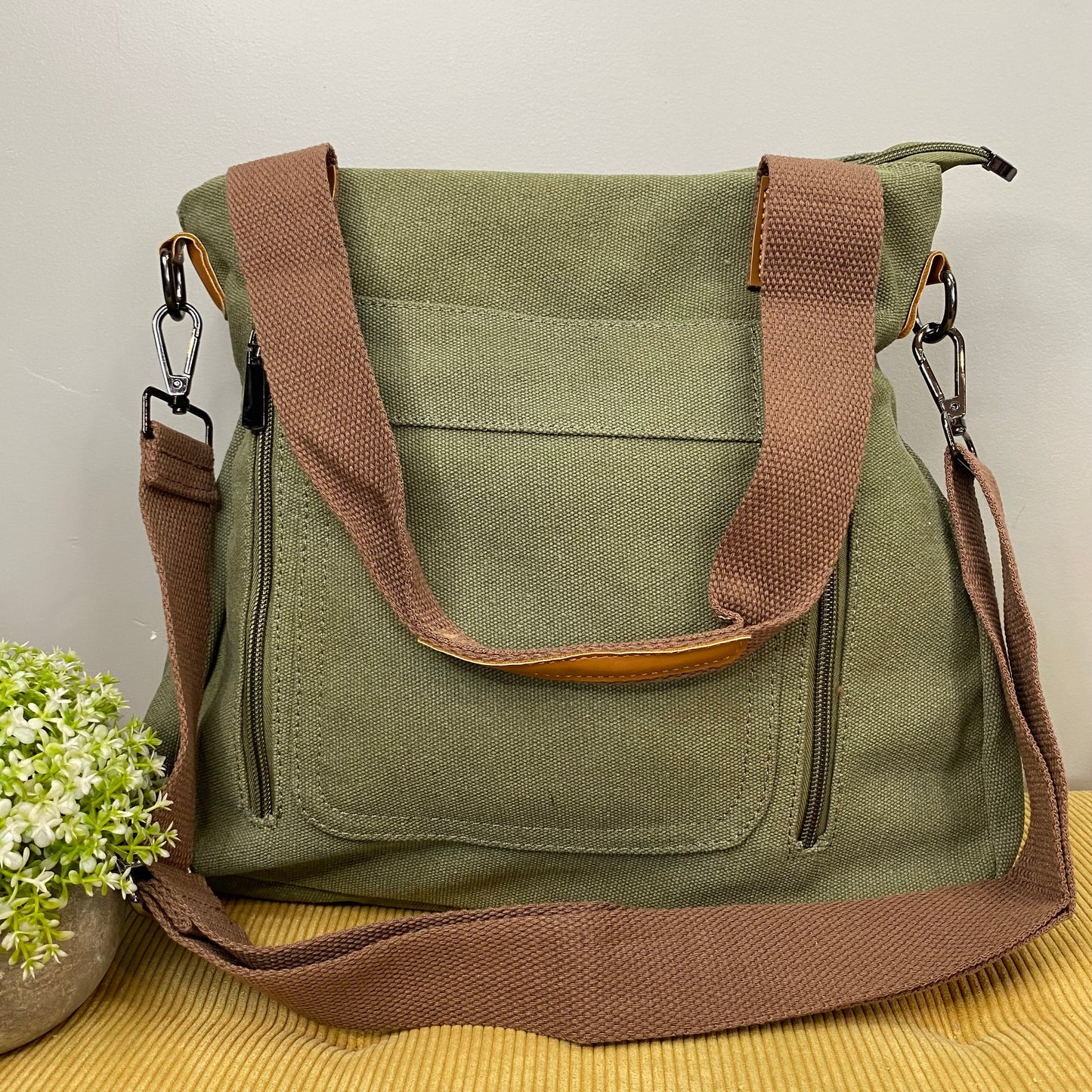 Caitlin - Canvas Satchel