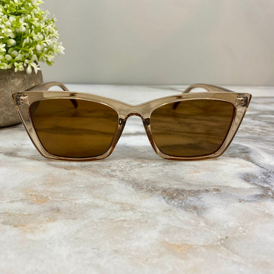 Sunglasses - Style D - Clear Peach Tea