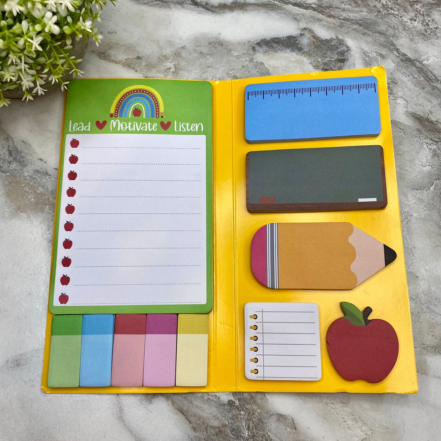 Sticky Note Booklet Set - Teacher - Big Heart