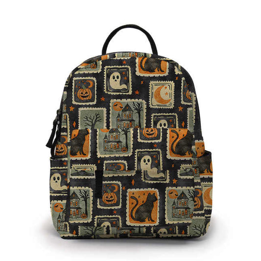 Mini Backpack - Halloween Square Stamps