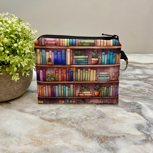 Mini Pouch - Book Shelves